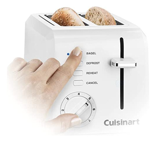 Tostadora compacta de plástico Cuisinart Cpt-122 de 2 rebanadas