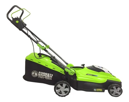 Cortadora de pasto eléctrica Forest & Garden CP 533 con bolsa recolectora de 1.3 kW y color verde