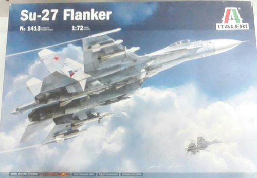 Shukoi Su 27 Flanker 1/72 Italeri Maqueta P Armar