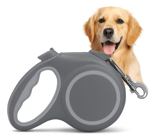 Coleira Retrátil 3 Metros para Cães e Gatos Pequeno Porte | Guia Resistente com Trava de Segurança | Ideal para Passeios Confortáveis | Leve, Compacta, Durável e Fácil de Usar!