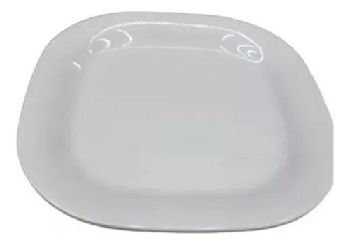 Plato Cuadrado 20 Cms. Melamina Cuadrada Tavola 100 Pz