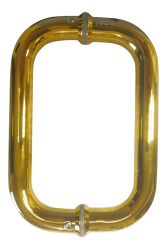 Manillon Tipo O 15cm Dorado Puertas Vidrio 