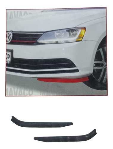 Spoylers Jetta Mk6 Colmillos Delanteros