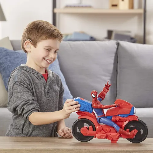 Spiderman Con Moto Hiperveloz