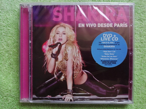 Eam Cd + Dvd Shakira Vivo Desde Paris 2011 Tour Sale El Sol