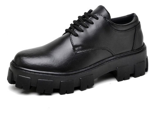 Sapato Mocassim Oxford Cardaço Preto Fosco Original Dubuy