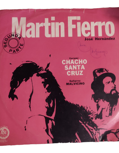 Disco Vinilo Martin Fierro