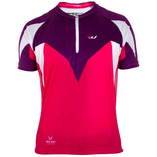 Camisa Ciclismo Pro Tork Ultra Bikes Rosa/lilas Tam. P