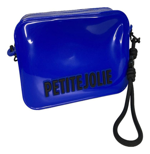 Bolsa Feminina Petite Jolie Pop 2 Cores Cor Azul/Preto