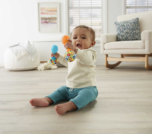 Maracas Rattle 'n Rock De Rattle Fisher-price, Color Azul/na