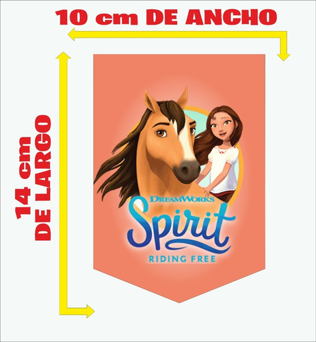 Banderín Spirit Cartel, Con Nombre Personalizado