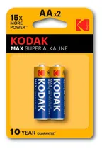 Comprar Pilas Baterias Aa 1.5v Marca Kodak Super Alcalina Blister X2