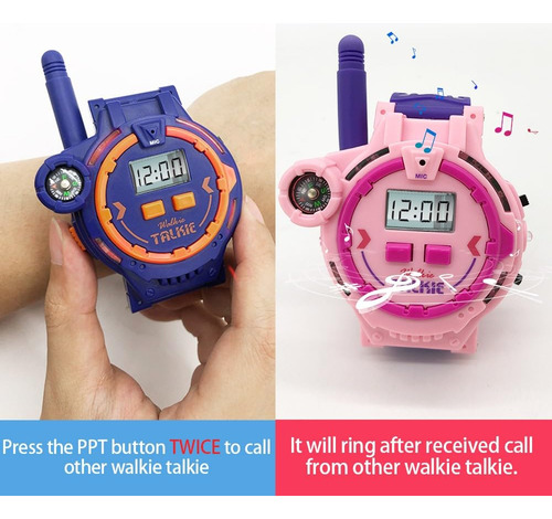 Walkie Talkie Recargable Para Niños Radio Bidireccional