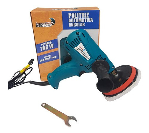 Politriz Automotiva Multifunções 5 Pol Máquina Lixadeira Polimento 700W 110V Importway Iwpola700