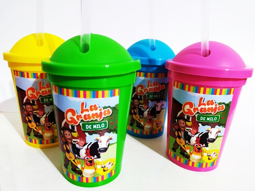 Vaso Plástico Milkshake Personalizado - Zenon (20 Unid)