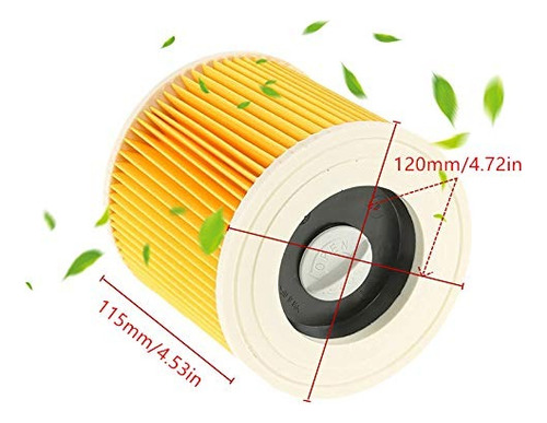 Filtro Hepa Aspiradora Karcher A2604 A2204 A2054 A2004 A2554