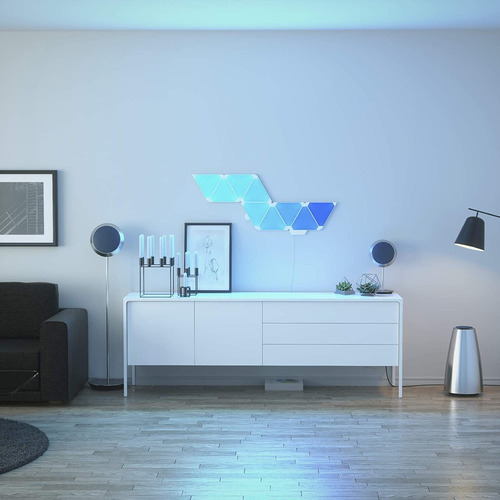 Imagen 2 de 6 de Kit Led Triangulos Nanoleaf Rhythm Edition Smarter