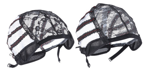 4 Gorros Elásticos Para Peluca, Tipo U, Malla, Para Peluca,