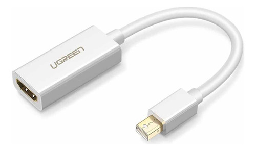 Adaptador Ugreen Mini Dp To Hdmi 4k Model 40361 White