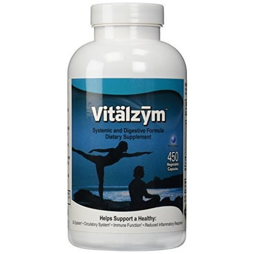 Nutrición Vitalzym Mundo Cápsulas Híbrido Veggie, 450 Conde