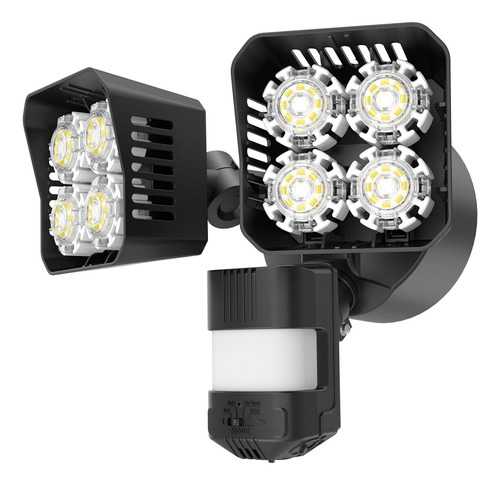 Sansi Luz Led De 36w 3600lm Con Sensor De Movimiento Para Ex