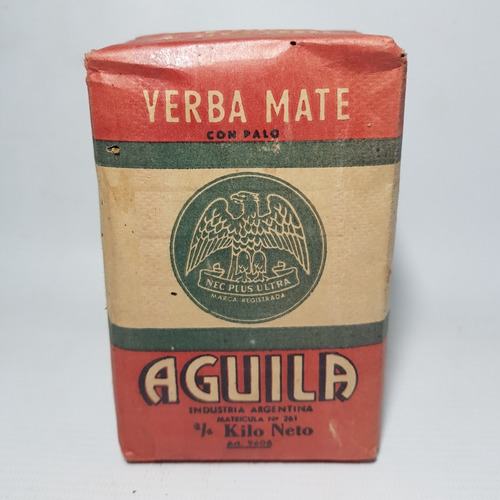 Imagen 1 de 7 de Antiguo Yerba Mate Aguila 1/4 Kilo (lleno). 38000