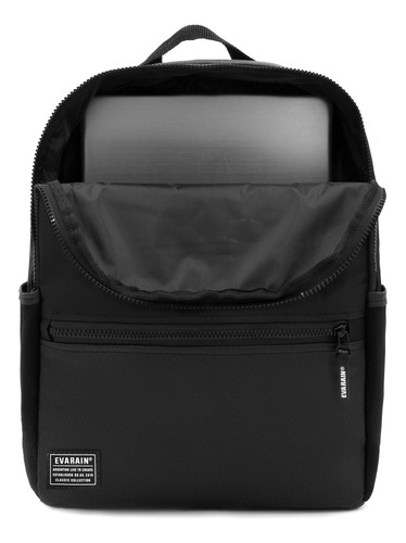 Mochila Portanotebook Negro Urbana Unisex Impermeable