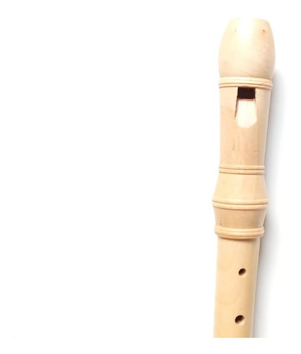 Flauta Doce Soprano Chinesa Dó Madeira Maple