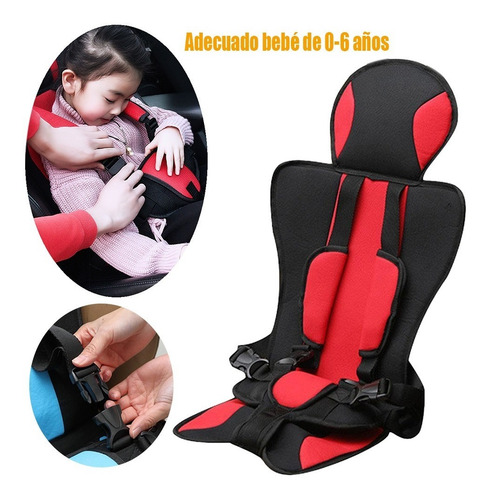 Imagen 3 de 6 de Asiento Para Bebe Auto Silla Para Auto Bebé Portátil 0-6años