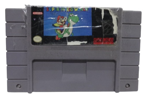Super Mario World Original Super Nintendo Snes Salvando