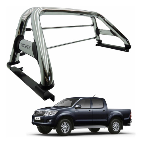 Santo Antônio Duplo Cromado Hilux 2010 2011 2012 2013 2014