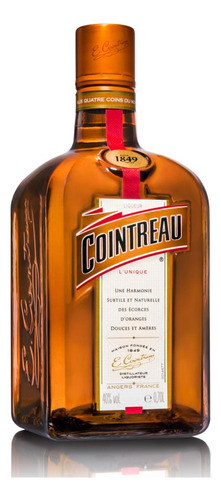 Licor Cointreau L'unique Orange Triple Sec Premium. 700 Ml