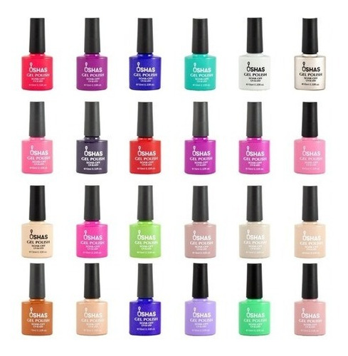 Esmalte Semipermanentes Ushas Pack X10 Mym Ventas