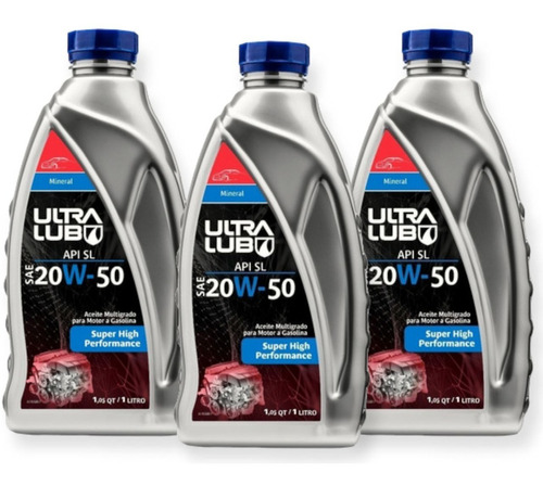 Aceite 20w50 Mineral Ultra Lub 1lts.