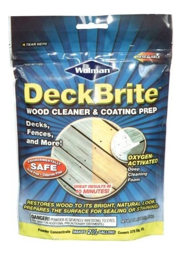 Rust-oleum 16001 Bolsa Wolman Deckbrite Limpiador De Madera