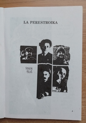 La Perestroika - Jesús Alias El Cristo - Rius - Dos Libros (Usado)