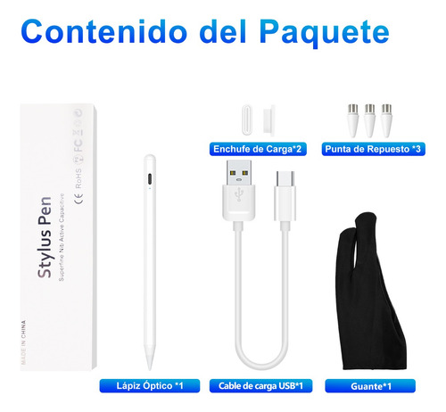 Pluma Lápiz Stylus Universal Para iPad Tablet Ios Android