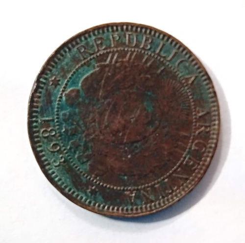 Monedas De 2 Centavos De Patacon, Argentina  1884 A 1896