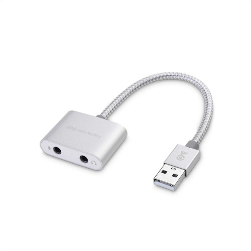 Tarjeta De Sonido Con Adaptador De Audio Usb A 2 De 3,5 Mm