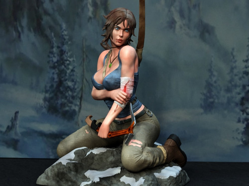 Archivo Stl Impresión 3d - Tomb Raider - Lara Croft + Nsfw -