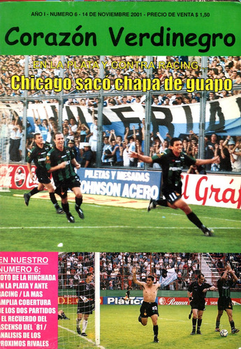 Revista Nueva Chicago -corazon Verdinegro Nº6