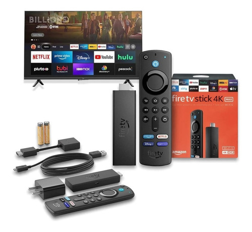 Fire Tv Stick 4k Max Wifi 6 Control Remoto Por Voz Gen 2021 Color Negro
