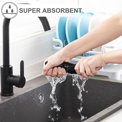 Paños De Cocina, 6 Piezas De Paños De Cocina Absorbentes Ult