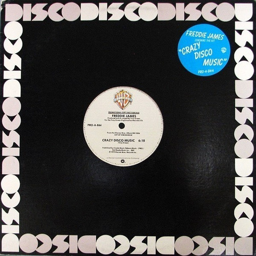 Vinilo Maxi - Freddie James - Crazy Disco Music 1979 Usa