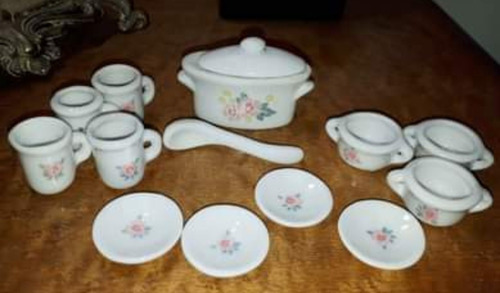 Set De Vajilla De Porcelana Para Muñecas