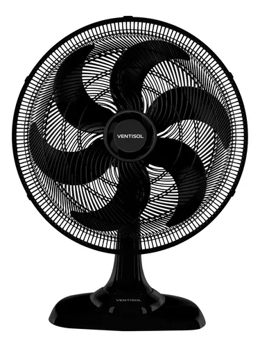 Ventilador De Mesa Ventisol Turbo 6 50cm, 6 Pás, 3 Velocidade 127 V
