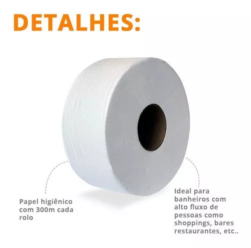 Primeira imagem para pesquisa de papel higienico rolo grande