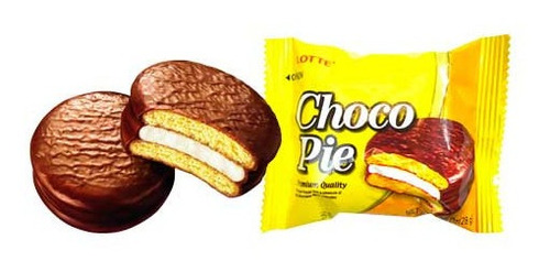 Imagen 5 de 6 de Choco Pie De Platano Caja Con 12 Pz Pastelito Coreano Banana