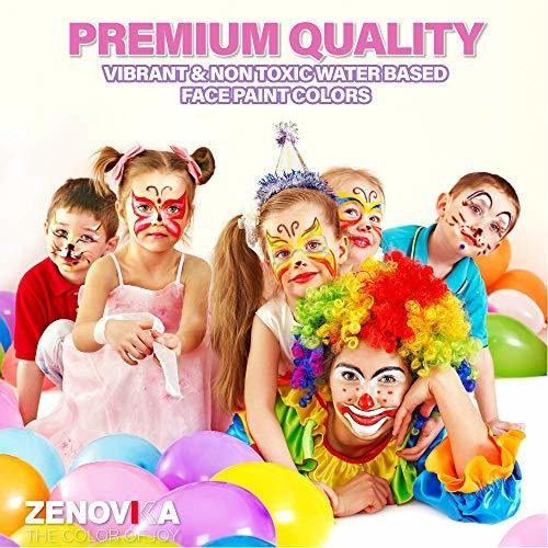 Pintura Facial Para Niño Plantilla Jumbo Grand Base Agua 40