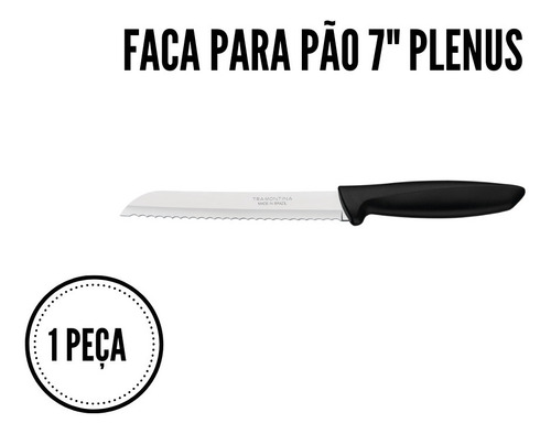 Jogo De Facas Tramontina Inox 9 Peças Kit Cozinha Churrasco